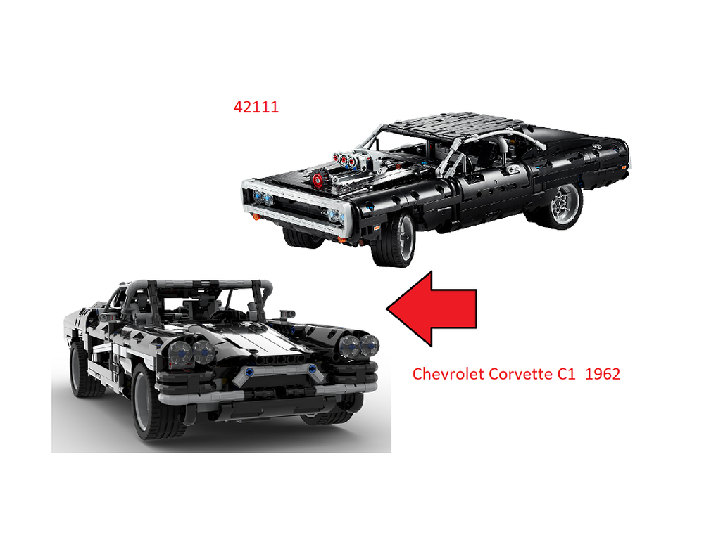 Lego 42111-Corvette C1