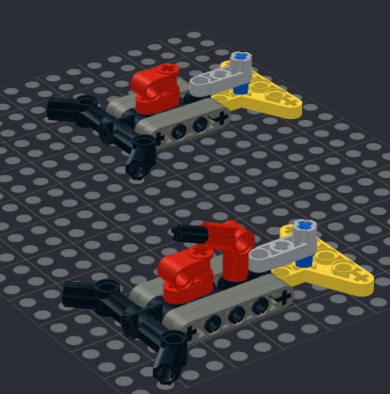 Lego Micro snow groomer with winch