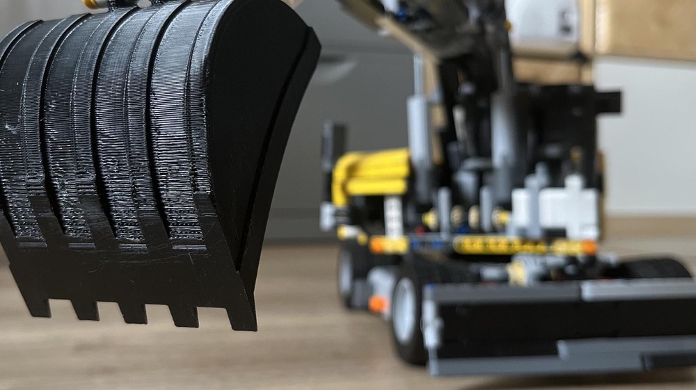 Lego Wheeled Excavator