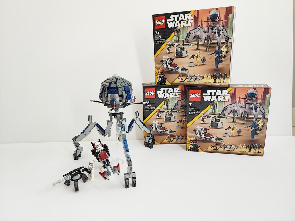 Lego Octuptarra & Speeder - 75372 Alternative Build with 3 set