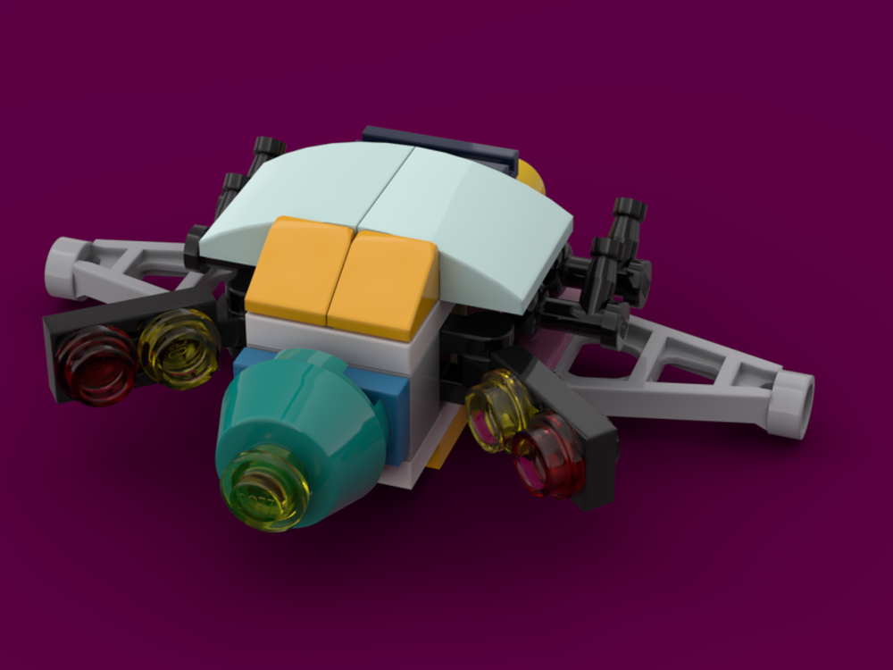 Lego ASS-1 : Another Simple Spaceship model 1