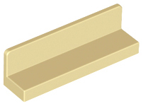Lego Panel 1 x 4 x 1 / Tan