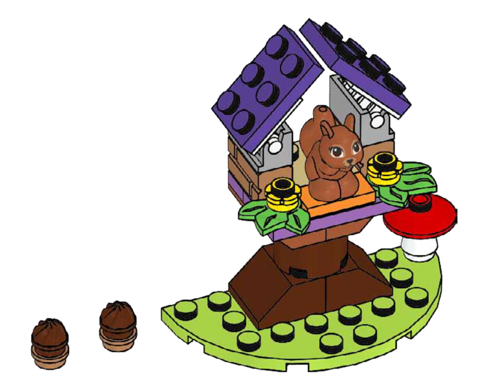 Lego Squirrel's Tree House