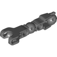 Lego Large Figure Skeletal, Limb with Ball Joint, and Ball Socket and Two Holes / Dark Bluish Gray