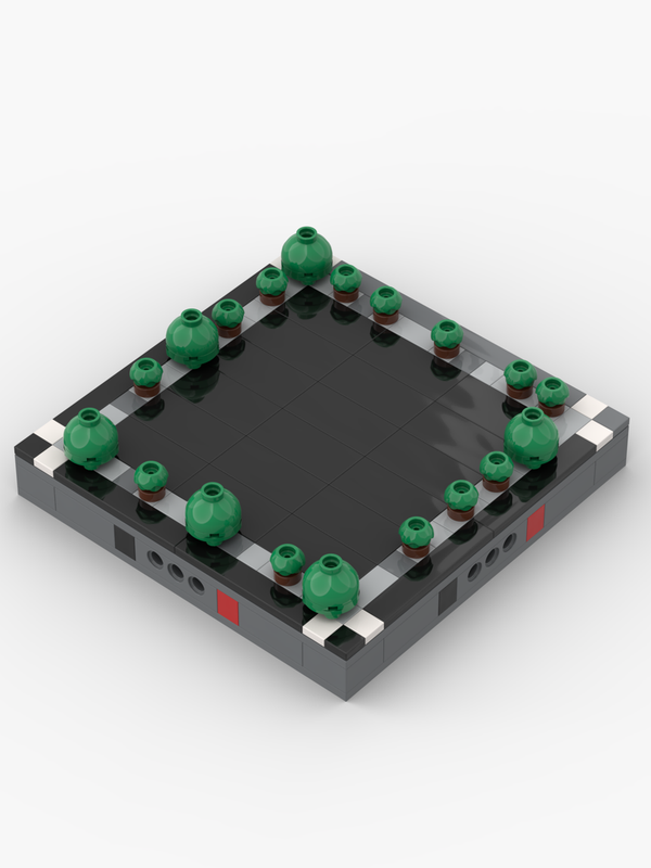 Lego Parking Lot at San Jacinto and Walker