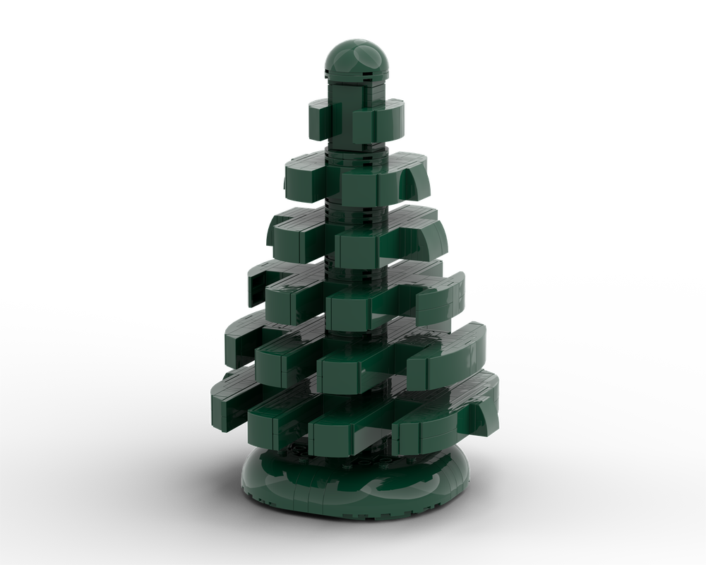 Lego Upscaled pine tree
