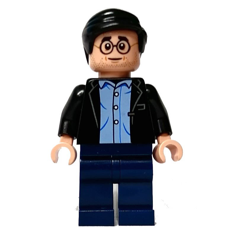 Lego Harry Potter, Adult, Black Jacket, Dark Blue Legs
