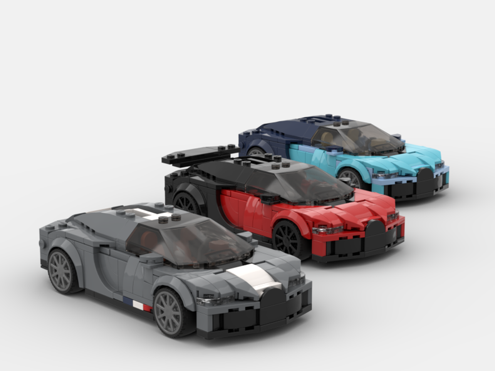 Lego 2016-2020 Bugatti Chiron Moc Bundle