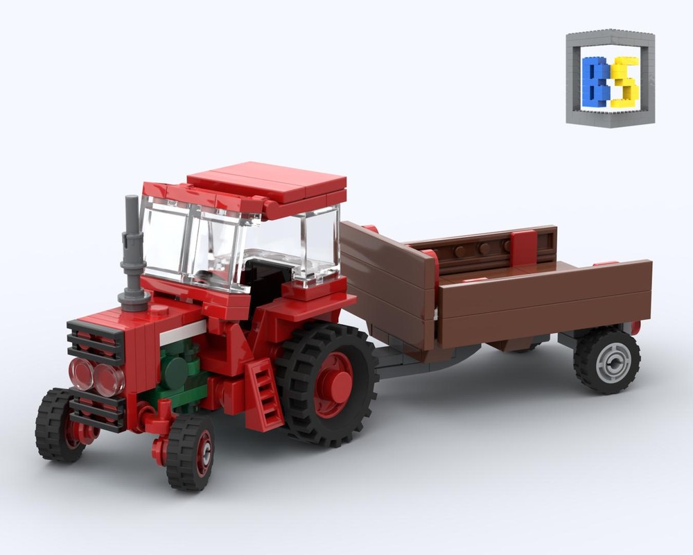 Lego Volvo BM T500 with trailer