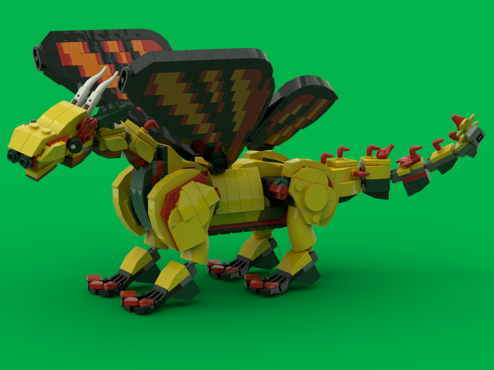 Lego Butterfly Dragon (Yellow)