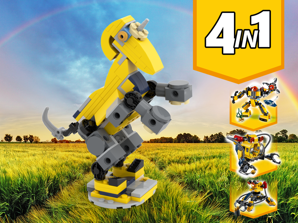 Lego 31090 Unicorn Alternative Build