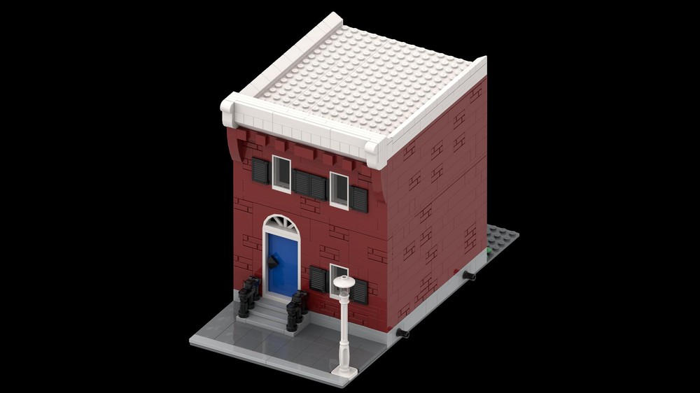 Lego Modular Brick Rowhome 1