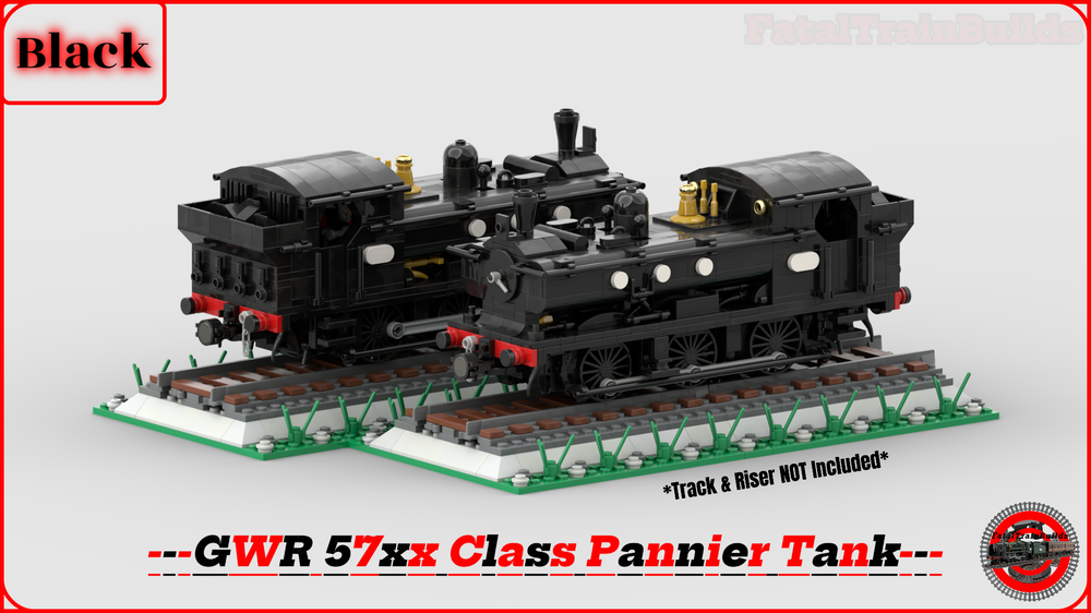 Lego (Black) GWR 57xx Class (8w)