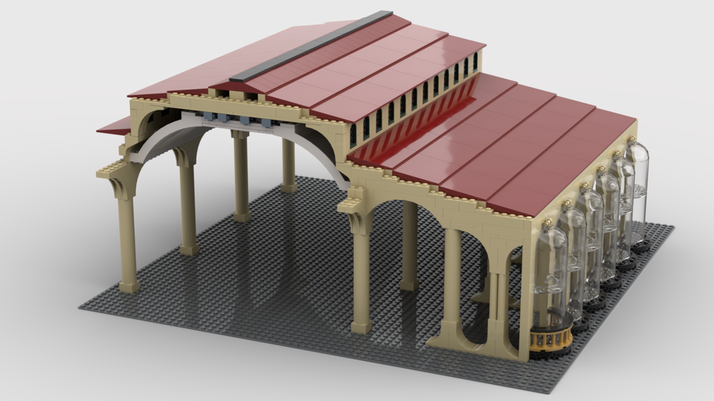 Lego Study on Part 43085 as Ceiling