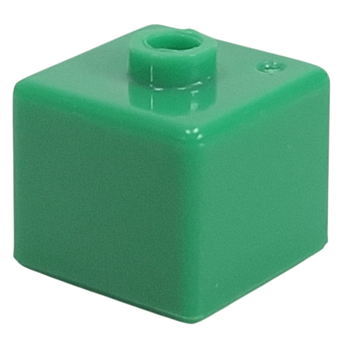 Lego Pen Bead, Square with Pteranodon Print / Green