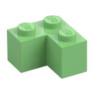 Lego Brick 2 x 2 Corner / Medium Green