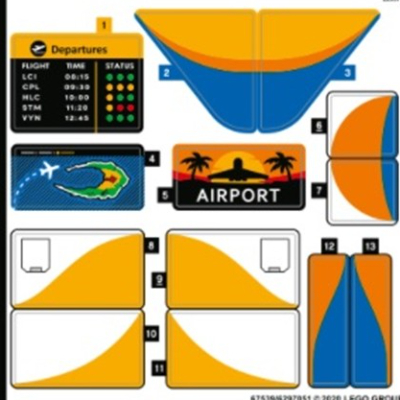 Lego Sticker Sheet for Set 60262-1
