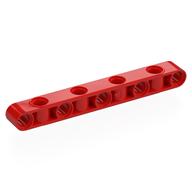 Lego Technic Beam 1 x 9 Thick with Alternating Holes / Red