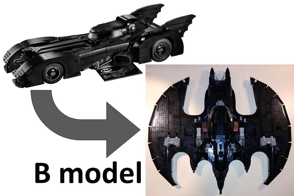 Lego Batwing (76139 B model)