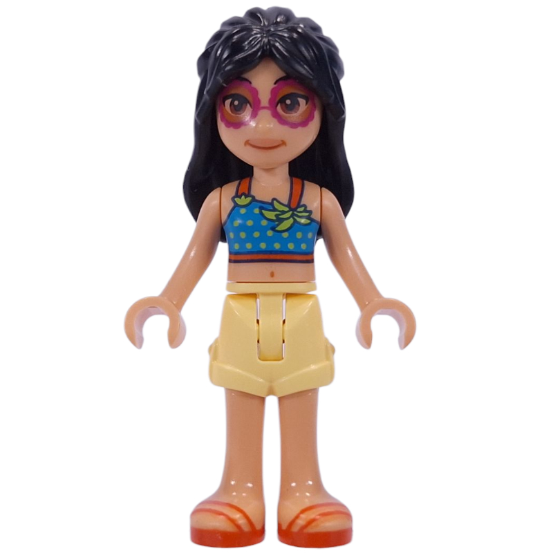 Lego Liann - Dark Azure Top, Bright Light Yellow Shorts