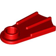 Lego Minifig Footwear Flipper [Thick] / Red