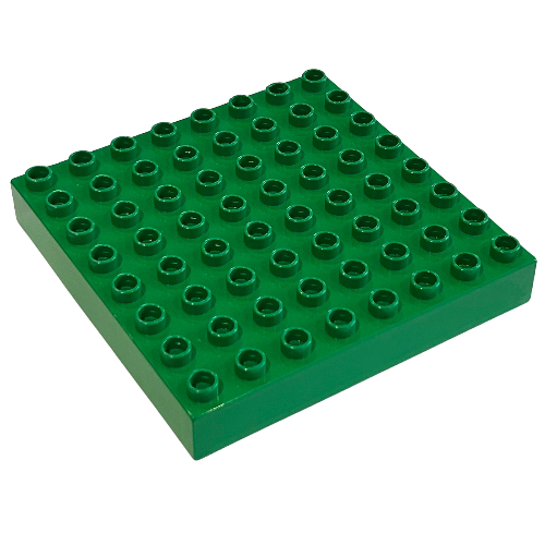 Lego Duplo Brick 8 x 8 / Green