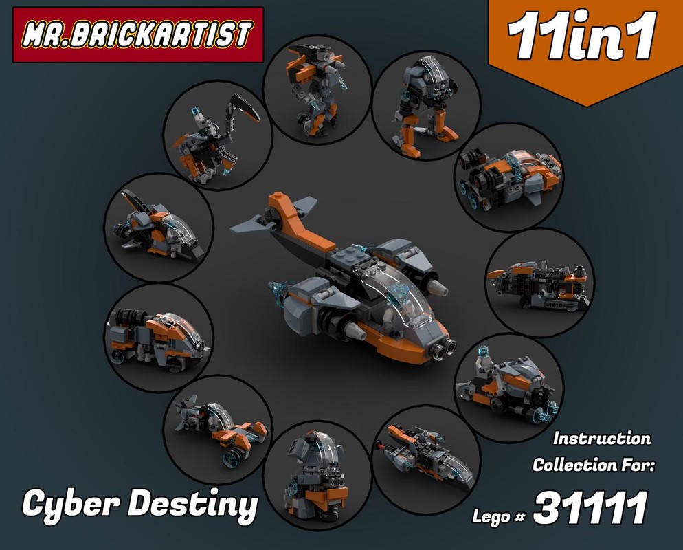 Lego Cyber Destiny : 11in1 for #31111
