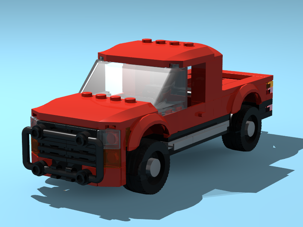 Lego Red Pick-up Truck