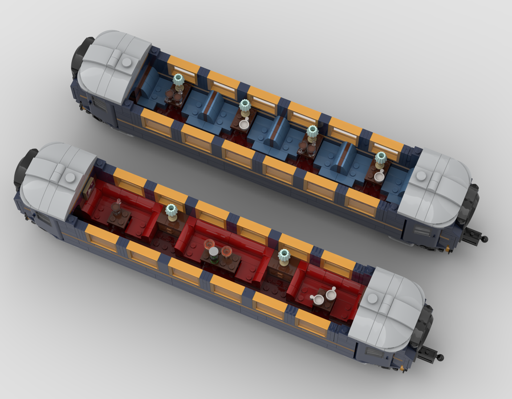 Lego Orient Express Saloon Car - 2 versions