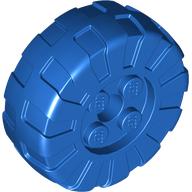 Lego Wheel Hard Plastic Large, D.36, with 4 Studs / Blue