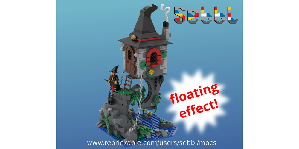 Lego Tensegrety Witch Hut