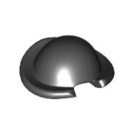 Lego Headwear Accessory Hat / Bowler (Dr. Evil Porkchop) / Black