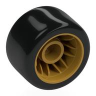 Lego Wheel Rim 24 x 14.9 Wide with Black Slick Tyre
