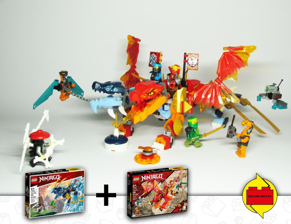 Lego 71800 X 71762: Fusion Dragon EVO