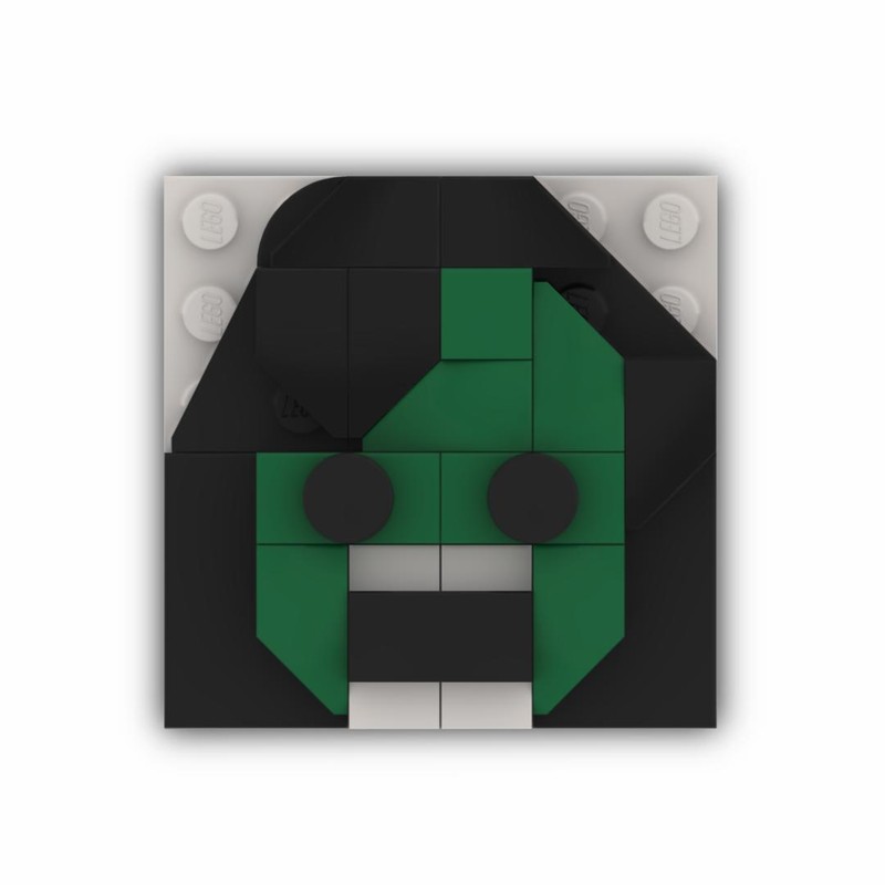 Lego She Hulk Mini Mosaic (Designed for LEGO X Levi's)