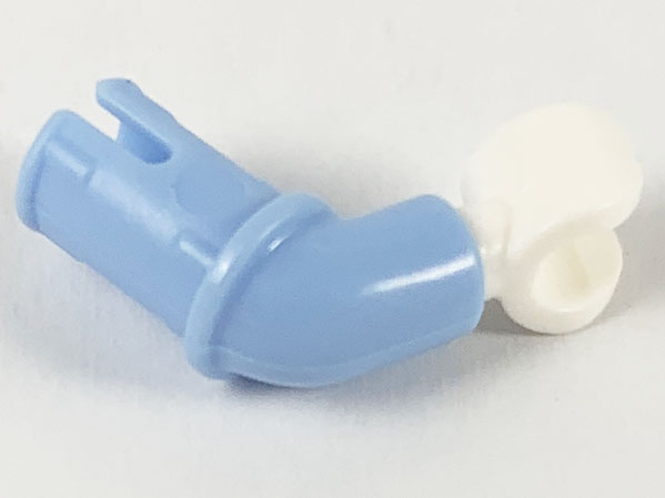 Lego Arm with Technic Pin with White Hand