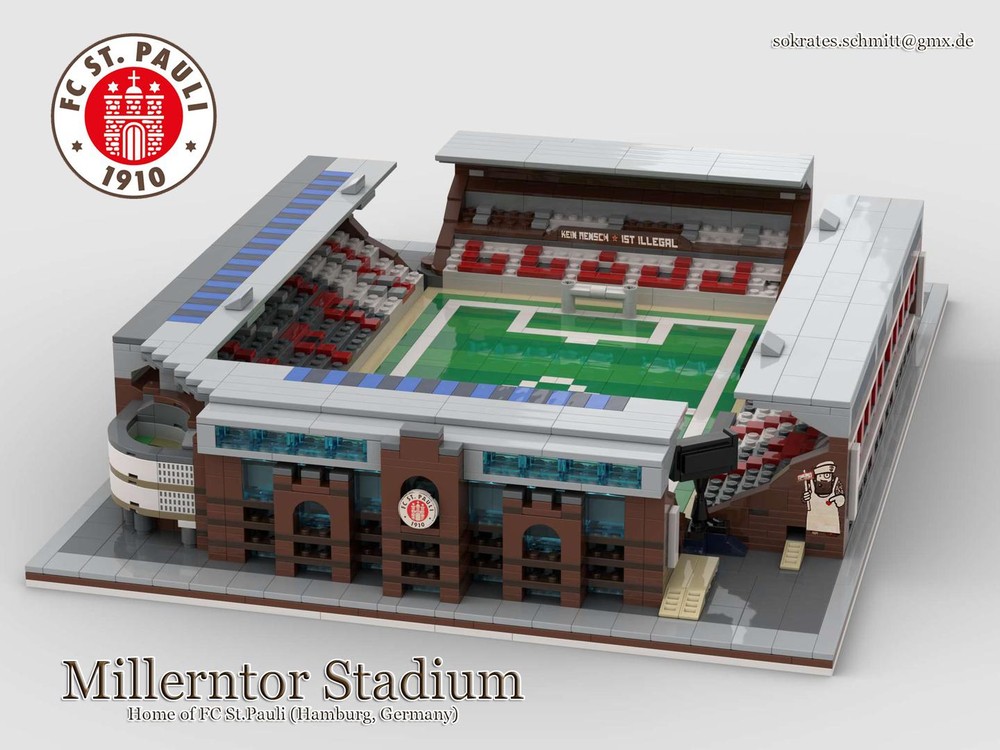 Lego Millerntor Stadium - FC St. Pauli (Hamburg, Germany)