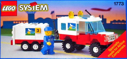 Lego Airline Maintenance Vehicle with Trailer