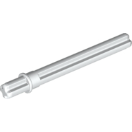 Lego Technic Axle 5.5 with Stop [Flat Short End] / White
