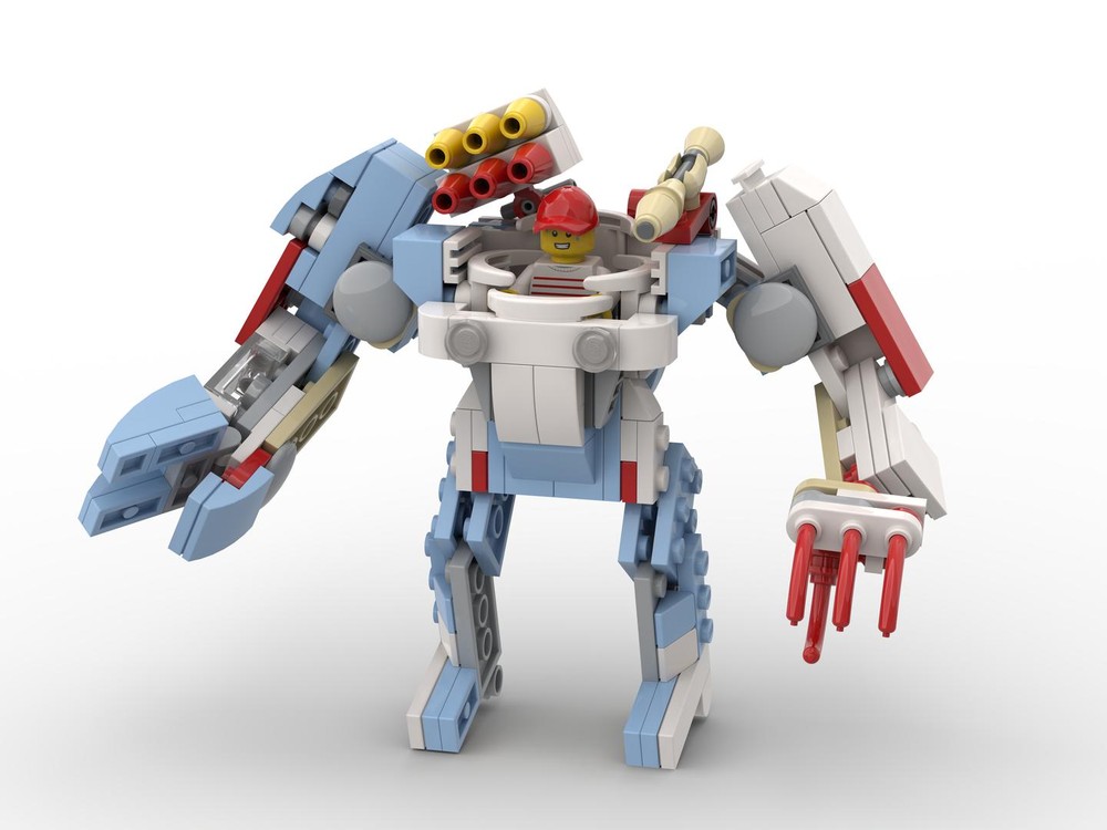 Lego Retro Food Truck Mech Suit