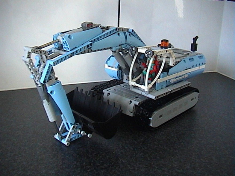 Lego 8043 Excavator Updated Version
