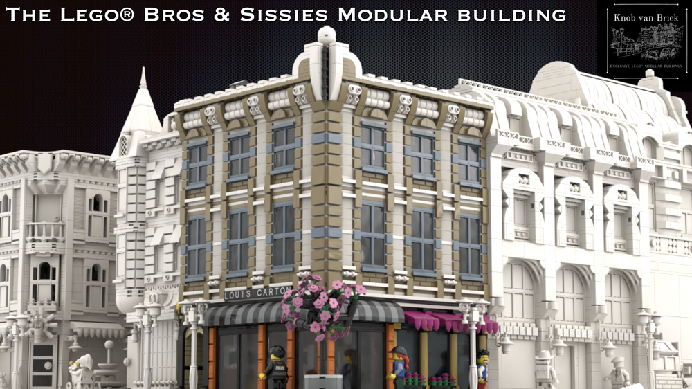 LEGO® Bros & Sissies Modular Corner Building
