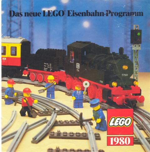 Lego 1980 Large Train German Das neue LEGO Eisenbahn-Programm (99780-D)