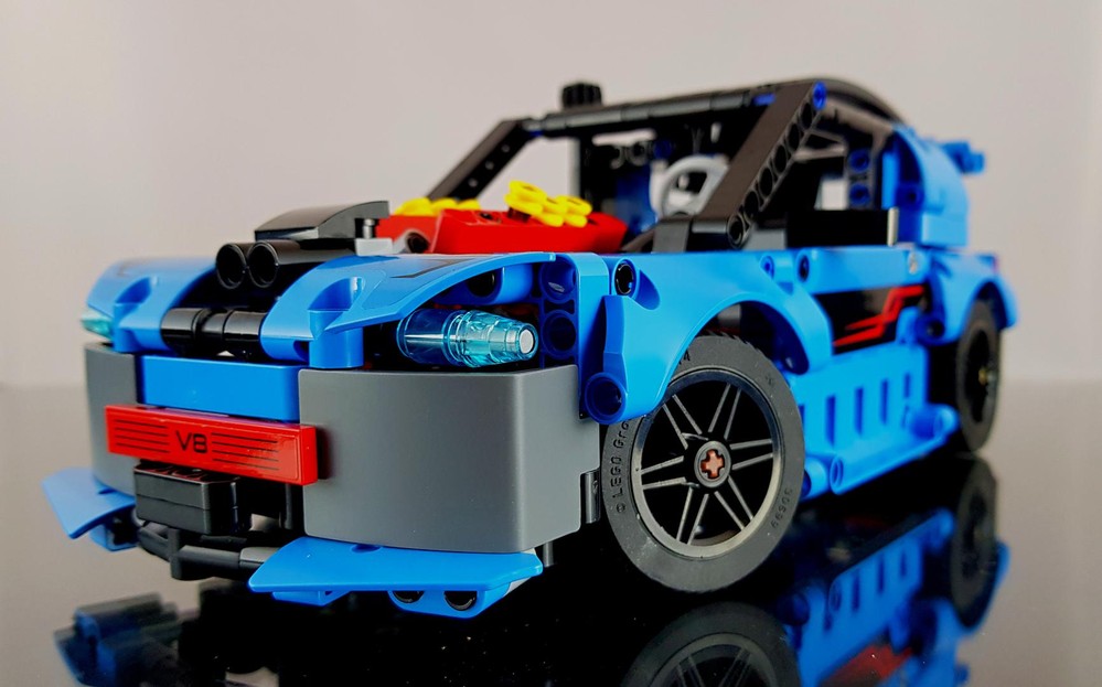 Lego 42098 C model - Rally car