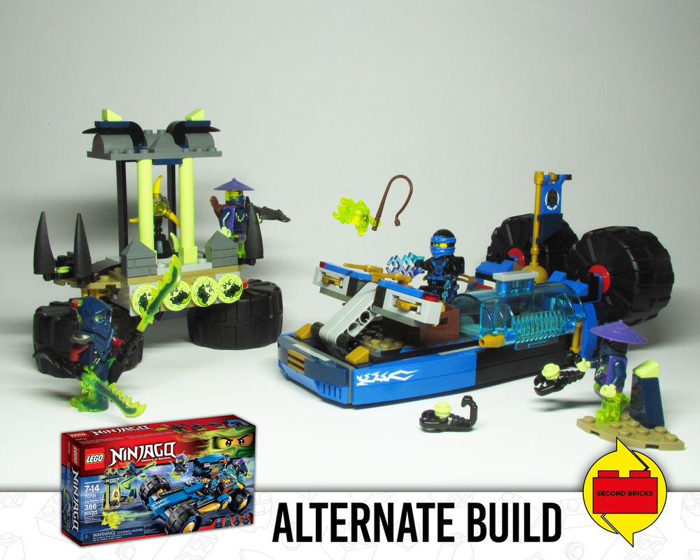 Lego 70731-2: Jay's Transport Hovercraft Infiltration
