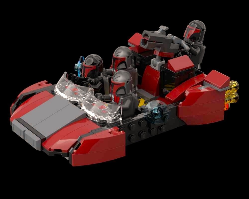 Lego Mandalorian speeder 2x 75449 Alt built