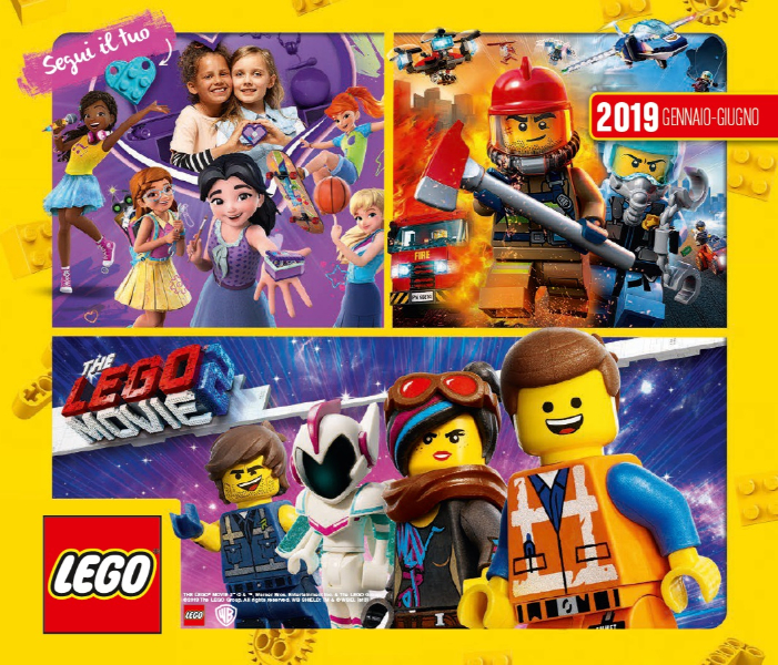 Lego 2019 Large Italian / Swiss January - June (626.1893-IT 626.1867 CH/I)
