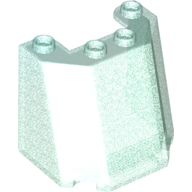 Lego Windscreen 3 x 4 x 3 / Opal Trans-Light Blue