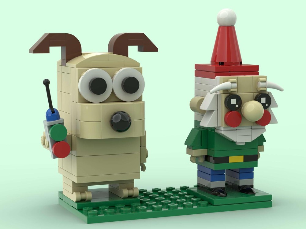 Lego Gromit & Norbot (Wallace & Gromit)