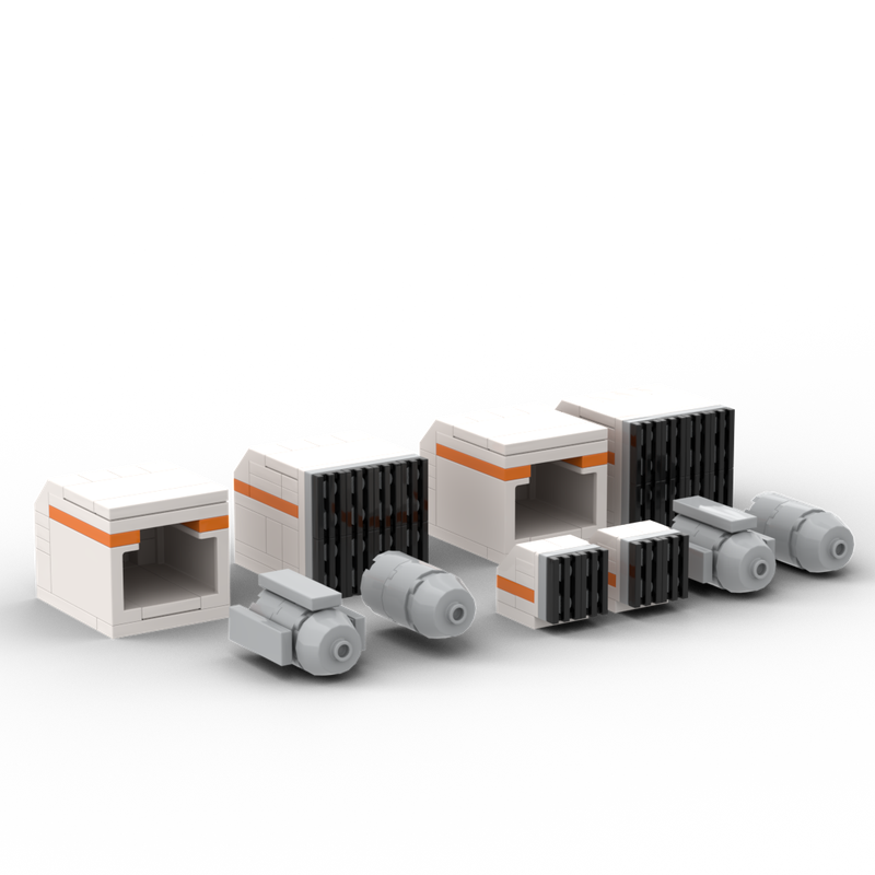 Lego Alterra crates + Cyclops engine fragments